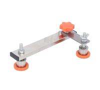 Baxnore Ensemble de bras de support de coussinet de pied de machine de découpe Pieds en caoutchouc antidérapants en acier inoxydable de qualité supérieure avec bras de support plia