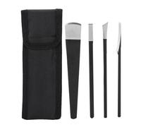 Baxnore Ensemble de couteaux de pédicure professionnels, paquet de 4 outils pour les callosités des pieds en acier à haute teneur en manganèse, tondeuse à callosités de maïs pour l