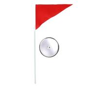 Baxnore Ensemble de gobelets à trou de drapeau pour putting green, entraînement de golf, gobelet à trou en acier inoxydable avec équipement d'entraînement de drapeau rouge pour une