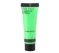 Baxnore Ensemble de peinture acrylique 10 ml, peintures acryliques en tubes, pigment fluorescent lavable, peintures artisanales acryliques, tubes de peinture pour le visage et le (Vert)