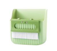 Baxnore Ensemble de Petits balais et pelles à poussière, Design Ours Mignon, Mini Kit de balais de Bureau, Outils de Nettoyage compacts pour Clavier de Bureau, Usage Domestique et (Verte)