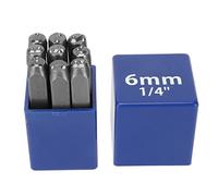 Baxnore Ensemble de tampons métalliques professionnels en acier à haute teneur en carbone, outil de marquage à 9 chiffres numériques pour la fabrication de bijoux, l'artisanat du c