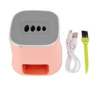 Baxnore Éplucheur électrique automatique de graines de tournesol, éplucheur rapide et efficace en acier inoxydable ABS pour les amateurs de collations aux noix de cuisine à domicil (Rosâtre)