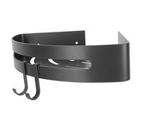 Baxnore Étagère d'angle en Aluminium Mural pour Salle de Bain, Rack de Rangement Triangulaire Robuste avec Trous de Drainage Douche.