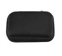 Baxnore Étui de Rangement pour écouteurs Organisateur de Voyage Portable Petite Pochette en EVA Boîte pour écouteurs Écouteurs Accessoires Protection Noir Bleu Rouge Rose 12 cm x 8 (Noire)