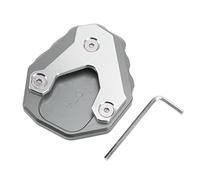 Baxnore Extension de béquille latérale pour moto CB500X 2019+ avec plaque de remplacement en alliage d'aluminium et solution de stationnement antidérapante renforcée. Outil d'insta (Grise)