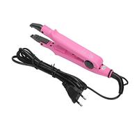 Baxnore Fer à repasser professionnel pour extensions de cheveux avec plaque chauffante en PTFE, température réglable 100 à 200 ℃ pour coller les extensions de cheveux, usage domest