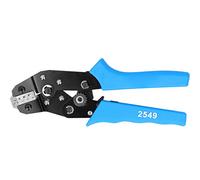 Baxnore Fil Terminal Pince À Sertir Professionnel Ergonomique Outil À Main pour RC Modèle Servo Liens et Projets Électriques Bleu 190mm