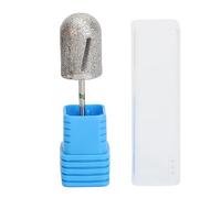 Baxnore Foret à ongles en acier inoxydable, foret de pédicure rond pour peau morte, callosités, élimination des cors, ponçage, tête de polissage pour salon de manucure à domicile,