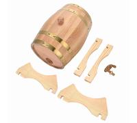 Baxnore Fût de stockage de style vintage en bois de chêne fabriqué à la main pour le vin, le brandy, le rhum, la tequila, le vieillissement, 1,5 L, 3 L, 5 L, 10 L, options de capac (vinaigre)