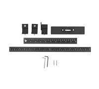 Baxnore Gabarit de matériel d'armoire, outil de gabarit de guide de perçage en alliage d'aluminium de qualité supérieure pour le travail du bois, installation de poignée de porte d