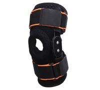 Baxnore Genouillères de Protection Professionnelles, genouillères Absorbant Les Chocs avec Support en Aluminium, genouillère Respirante pour Basket-Ball, Course à Pied, Cyclisme, s (Orange Rouge)