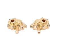 Baxnore Goiffe de direction poids lourd en laiton Cover portail de pilotage pour 1/10 RC Cardiable de mise à niveau en laiton pour une stabilité améliorée et des performances Gold