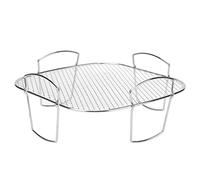 Baxnore Grille de Refroidissement pour Frites en Acier Inoxydable, Robuste, résistante au Four, Grille de Cuisson, antidérapante, étagère de Cuisine pour Barbecue, Cuisson, 8,3x7,9