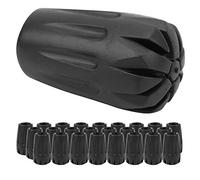 Baxnore Heavy Duty Walking Stick Conseils 25 Pack Durable TPR élastomère protecteurs de Virole en Caoutchouc avec Joint métallique pour la randonnée de poteaux de Ciment Glissant r