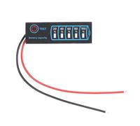 Baxnore Indicateur de batterie LED 3 couleurs, moniteur de batterie, DC5 30V, affichage intelligent pour Batteries ternaires Lithium LiFePO, moto et voiture