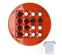 Baxnore Jeu d'échecs Track Logic, développement de la réflexion, stratégie éducative, Jeu de société pour Joueurs Doubles, pour la Famille, matériau ABS, Noir et Blanc