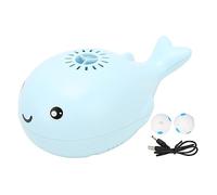 Baxnore Jouet à Billes flottantes électriques, Jouet de lévitation sans Lampe Rechargeable avec 2 balles, Conception de Baleine silencieuse sûre, Jeu de Plan de Planche Automatique, (Bleu)