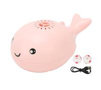 Baxnore Jouet à Billes flottantes électriques, Jouet de lévitation sans Lampe Rechargeable avec 2 balles, Conception de Baleine silencieuse sûre, Jeu de Plan de Planche Automatique, (Rose)