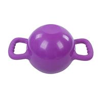 Baxnore Kettlebells réglables remplis d'eau, poignée antidérapante en PVC pour entraînement de Gymnastique à Domicile, Pilates, Yoga, Violet, Rose, 14,6 Pouces, 12lb (Violette)