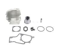Baxnore Kit Cylindre-Piston de qualité supérieure pour tronçonneuse MS381, Construction en Alliage d'aluminium Robuste, diamètre de Piston de 52 mm, Jeu de Joints Complet Inclus