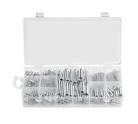 Baxnore Kit d'assortiment à Ressort de 200 pcs, 20 Ressorts de Compression d'extension avec boîte de Rangement, Ensemble de matériel en Acier pour électronique