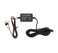 Baxnore Kit de câblage pour caméra de Tableau de Bord, Adaptateur de Type C de Sortie de Puissance Stable pour détecteurs de navigateurs de Tableau de Bord avec câble de 3,2 m, pr