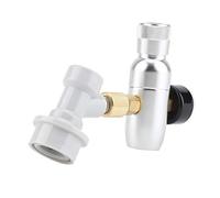 Baxnore Kit de chargeur de CO2 de qualité supérieure, régulateur de bière pour brassage à domicile, déconnexion de gaz, 16 g, fabriqué en aluminium anodisé usiné, réglable PSI 0 60 (0-60PSI)