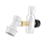Baxnore Kit de chargeur de CO2 de qualité supérieure, régulateur de bière pour brassage à domicile, déconnexion de gaz, 16 g, fabriqué en aluminium anodisé usiné, réglable PSI 0 60 (0-150PSI)