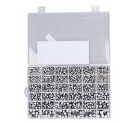 Baxnore Kit de condensateurs électrolytiques SMD 1520 pièces 36 valeurs 1uF à 1000uF Assortiment en aluminium pour l'électronique automobile, les appareils ménagers, les projets de