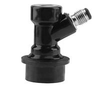 Baxnore Kit de déconnexion de verrouillage à bille, écrous pivotants en plastique durable de qualité supérieure et en acier inoxydable pour connecteurs de liquide de bière Soda Cor (Noire)