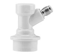 Baxnore Kit de déconnexion de verrouillage à bille, écrous pivotants en plastique durable de qualité supérieure et en acier inoxydable pour connecteurs de liquide de bière Soda Cor (Blanche)