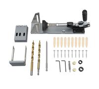 Baxnore Kit de gabarit de trou de poche professionnel, ensemble d'outils de travail du bois de 33 pièces avec guide d'angle réglable pour les projets de menuiserie de bricolage, co