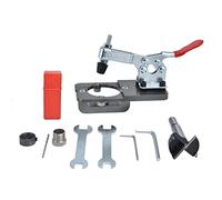 Baxnore Kit de localisation de guide de perçage de perforateur de trou de travail du bois de gabarit de charnière de 35 mm avec construction en alliage d'aluminium pour l'installat