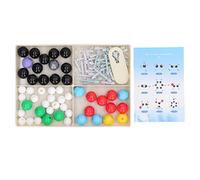 Baxnore Kit de modèle moléculaire pour Chimie Organique et inorganique, Ensemble d'outils d'apprentissage pour étudiants et Enseignants avec 126 pièces de Liaisons d'atomes en maté