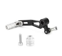 Baxnore Kit de montage de levier de changement de vitesse pour moto, levier de vitesse pliable réglable avec conception de verrouillage à ressort, construction en métal durable pou