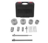 Baxnore Kit de perçage mural professionnel de 16 scies cloches en carbure haute résistance pour installation de chauffe-eau et de climatiseurs en béton et brique.