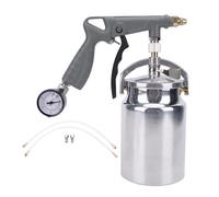 Baxnore Kit de Pistolet de pulvérisation de sous-Couche, réservoir à Grande Ouverture à dégagement Rapide, Pistolet de sous-Couche avec Tuyau de pulvérisation Droit, manomètre pour
