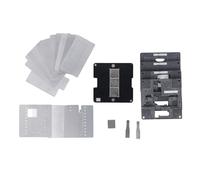 Baxnore Kit de plate-forme de reballage à cadre central professionnel, outil de pochoir BGA avec aimant haute température, poteaux de position en métal pour X 11 12 13 14 15, répa