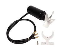 Baxnore Kit de propulseur sous-marin Moteur sans balais 25,2 V Entièrement scellé Poussée de 7 kg en alliage d'aluminium résistant à la pour kayak ROV Robot sous-marin hydroptère (CW)