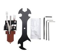 Baxnore Kit d'extrudeuse Hot End de remplacement entièrement en métal, conception intégrée, mise à niveau du bloc chauffant en céramique, Kit Hotend avec débit élevé, chauffage uni