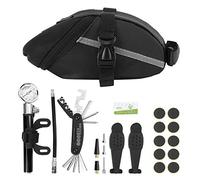 Baxnore Kit d'outils multiples de réparation de vélo de montagne 22 en 1, ensemble d'outils de cyclisme essentiels portables compacts en alliage d'aluminium pour les coureurs de vo