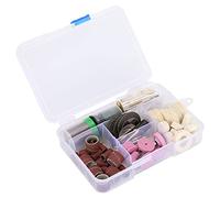 Baxnore Kit d'outils rotatifs professionnels 125 pièces, haute performance, meulage, polissage, perçage, ensemble d'accessoires pour la fabrication de bijoux en métal et en bois av