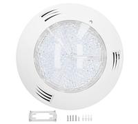 Baxnore Lampe sous-Marine IP68 Murale LED pour Piscine, lumière Blanche Haute luminosité pour hôtel, Piscine, Aquarium, éclairage de Piscine, Abat-Jour en Plastique PC 29,5 x 29,5 (35W)