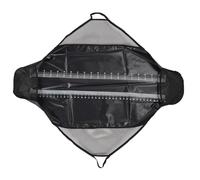 Baxnore Le Poisson pèse dans Le Sac Noir de Grande capacité antidérapant en PVC PVC Sac de pesée avec souverain pour Les Amateurs de pêche en Plein air du Tournoi Durable léger pli