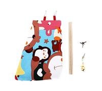 Baxnore Lit pour Oiseaux Pliable, Design Tente, léger, Portable, Fabrication soignée, Utilisation Simple, lit pour Perroquet pour Petits Oiseaux, matériau en Toile 27 x 27 cm