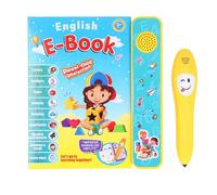 Baxnore Livre Parlant d'apprentissage électronique, Livre sonore interactif, Cadeau d'anniversaire éducatif pour l'apprentissage de la Parole, matériau ABS 7,28x8,27 Pouces