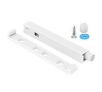 Baxnore Loquet d'amortisseur de porte d'armoire, système de poussée pour ouvrir, mécanisme de fermeture en douceur silencieux, matériel durable pour armoires, armoires, tiroirs, ma (Blanc Grande