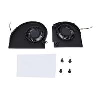 Baxnore Lot de 2 ventilateurs de refroidissement pour ordinateur portable, silencieux, haute efficacité, CPU, GPU, système pour 17 R4 R5 P31E P31E001 MG75090V1 C060 S9A C070 S9A, m