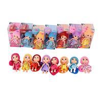 Baxnore Lot de 24 poupées décoratives avec Anneaux de Serviette pour Chambre à Coucher, crèche, Cadeaux d'anniversaire de Plus de 3 Ans, Lot de 24, 7,1 x 4,1 cm